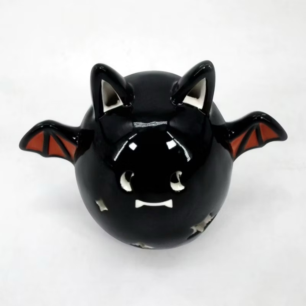 NWT Halloween Ceramic Light Up Bat - Picture 3 of 6